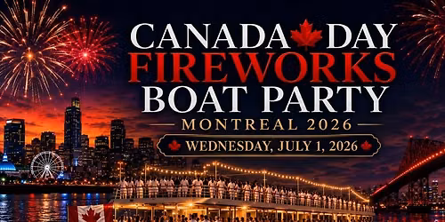 Canada Day Fireworks Boat Party in Hartford