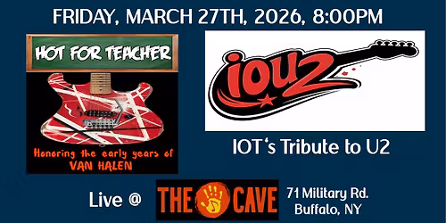 Van Halen & U2 Tributes Live @ The Cave!
