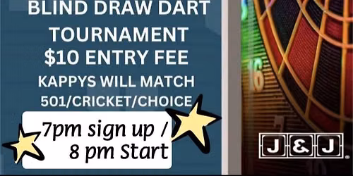 Kappy's Blind Draw Dart Tournament