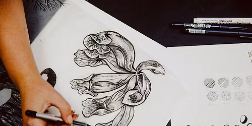 Intermediate Botanical Drawing in Ink