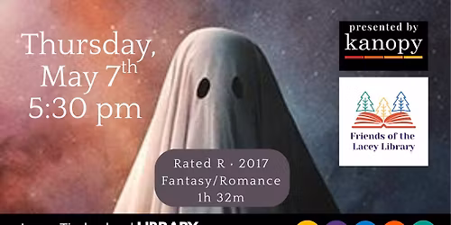 Movie Night at Lacey Library: A Ghost Story (R)