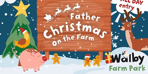 Father Christmas on the Farm
