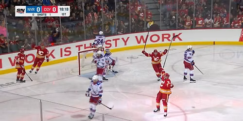 Calgary Flames at New York Rangers at Madison Square Garden