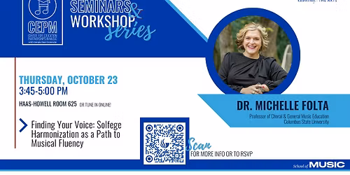 CEPM Series presents: Dr. Michelle Folta