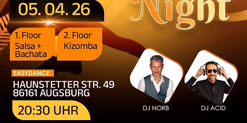 EASYDANCE HOT SALSA-BACHATA-KIZOMBA NIGHT AUF 2 AREAS