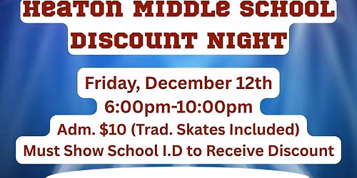 Heaton Middle School Discount Night