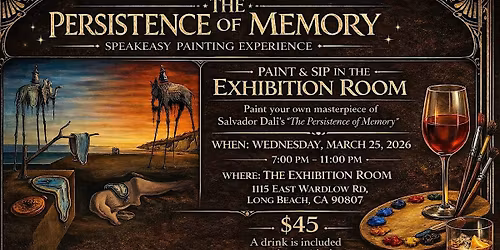 The Persistence of Memory: A Speakeasy Painting Experience