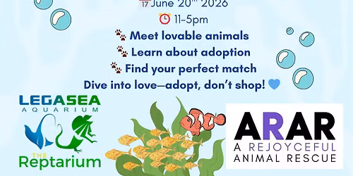 Adoption Event at Legasea Aquarium and The Reptarium