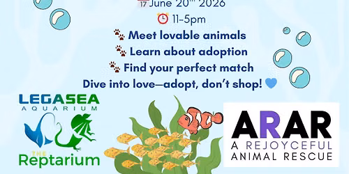 Adoption Event at Legasea Aquarium and The Reptarium