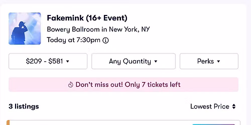 Fakemink at Fox Theater Oakland
