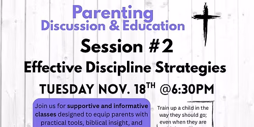 Effective Discipline Strategies