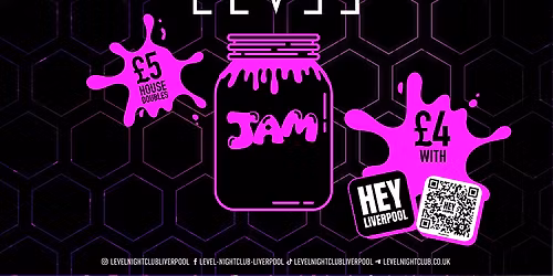 JAM FRIDAYS - \u00a34 DOUBLES ALL NIGHT w\/ HEY LIVERPOOL