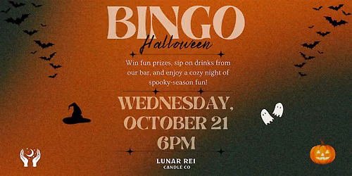 Halloween Bingo and Candle Pour