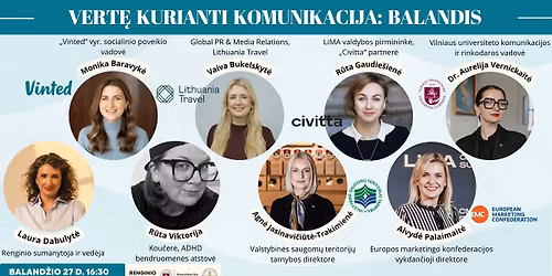 VERT\u0118 KURIANTI KOMUNIKACIJA: BALANDIS