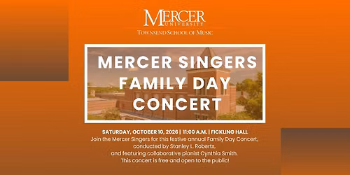 Mercer Singers Family Day Concert