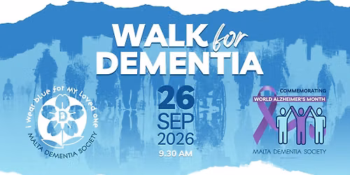 Walk for Dementia! Save the date