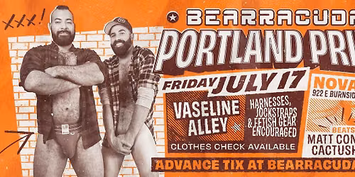 Bearracuda Portland Pride Friday 2026!