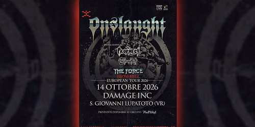 Onslaught "The Force" 40th anniversary \/ \ud83c\uddee\ud83c\uddf9 UNICA DATA ITALIANA \ud83c\uddee\ud83c\uddf9 \/ @Damage Inc (VERONA) 