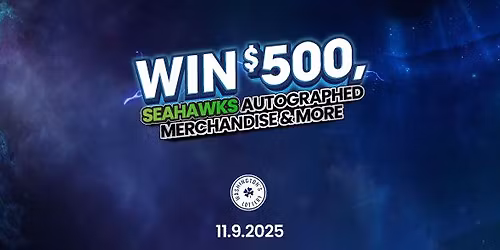 Win $500, Seahawks Autographed Merchandise & More