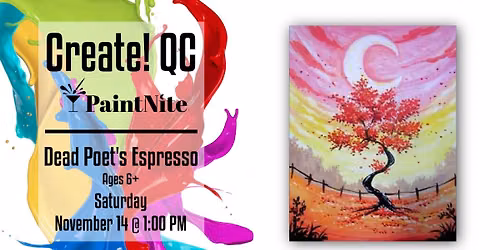 Paint Nite at Dead Poet's Espresso: Fall Transitions