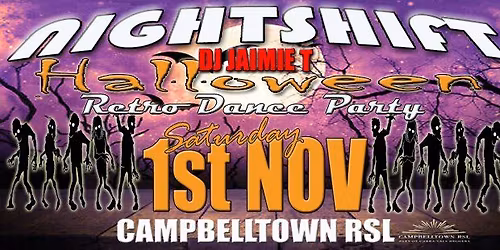 Nightshift Halloween Retro Dance Party - Sat 1st Nov 2025