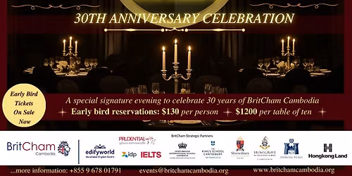 Britcham 30th Anniversary - Great British Gala