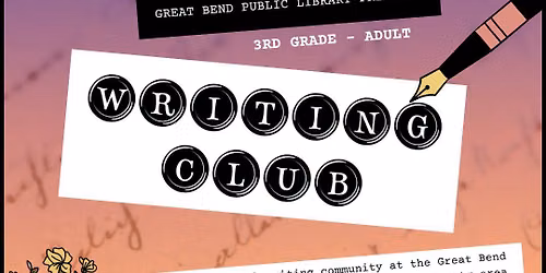 Writing Club Fall Meetings