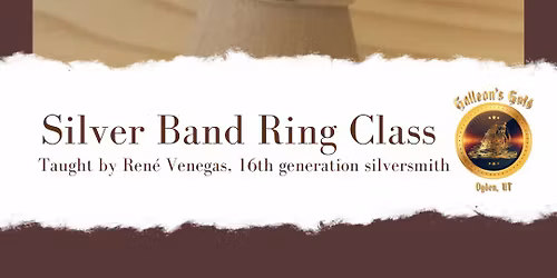 Silver Band\/Ring with Rene