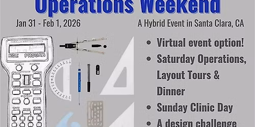 2026 PCR Layout Design & Operations Weekend