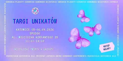Targi Unikat\u00f3w | Katowice | 5-6.09.2026 | SPODEK
