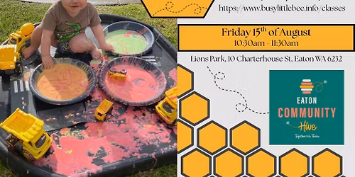 Busy Little Bee Sensory Play!