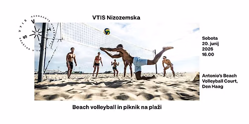 VTIS Nizozemska: Beach volleyball in piknik na pla\u017ei