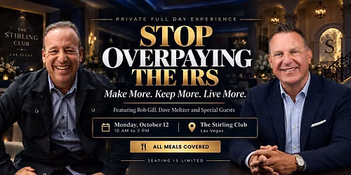 Stop Overpaying the IRS: Make More. Keep More. Live More.