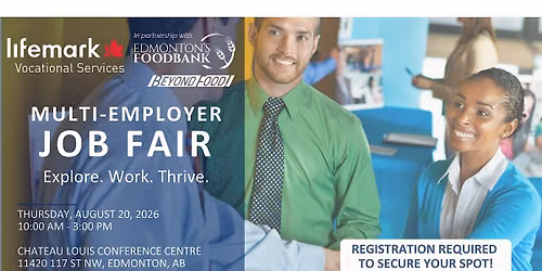 Lifemark & Edmonton Food Bank Multi-Employer Job Fair