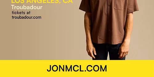 Jon McLaughlin w\/ The Bean Tones at Troubadour