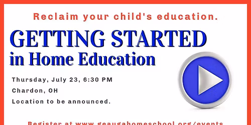 Getting Started in Home Education