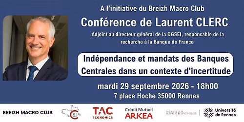 Conf\u00e9rence organis\u00e9e par le Breizh Macro Club et anim\u00e9e par Laurent CLERC