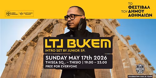 Innersense in association with This Is Athens present LTJ BUKEM & JUNIOR SP. at Thiseas Square