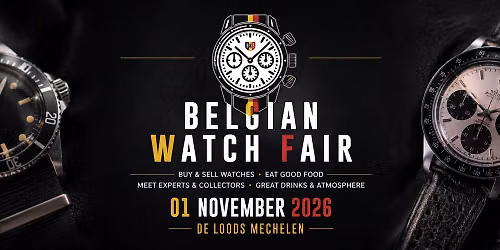Belgian Watch Fair - November 2026 Edition