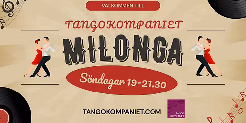 Tangokompaniet Milonga - TDJ Conny Larson