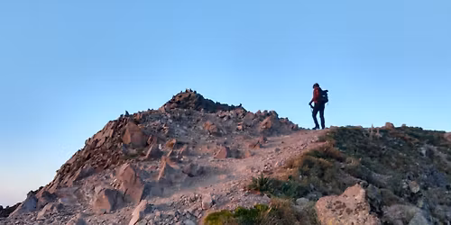 Malinche cumbre al amanecer, taller de Excursionismo.