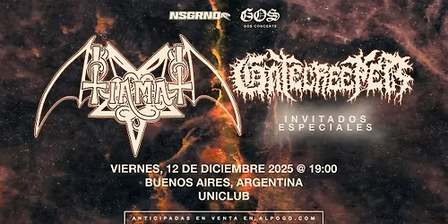 Tiamat & Gatecreeper \/ Buenos Aires, 12 de diciembre 2025