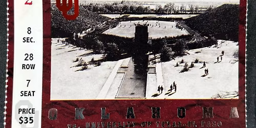 UTEP Miners at Oklahoma Sooners Football at Oklahoma Memorial Stadium