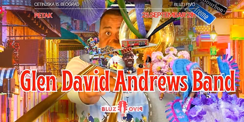 Glen David Andrews Band (New Orleans, USA) \/\/ 25. SEPTEMBAR \/\/ Live at Bluz i Pivo