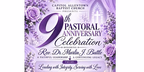 9th Pastoral Anniversary for Rev. Dr. Marlin J. Battle, Sr.