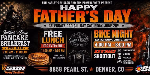 Father's Day Weekend With Sun Harley-Davidson