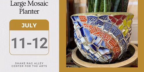 Large Mosaic Planter