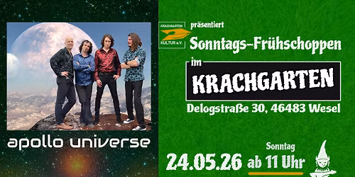 Fr\u00fchschoppen mit Livemusik von Apollo Universe
