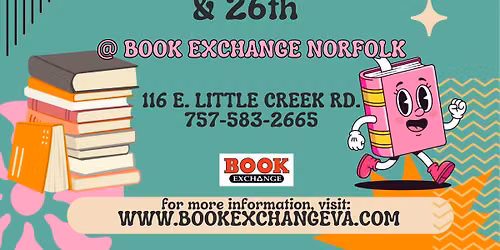 BOOK EXCHANGE CHARITY SALE TO BENEFIT THE HOPE HOUSE FOUNDATION