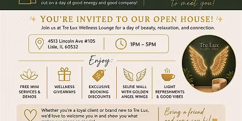 Tre Lux Wellness Lounge Open House